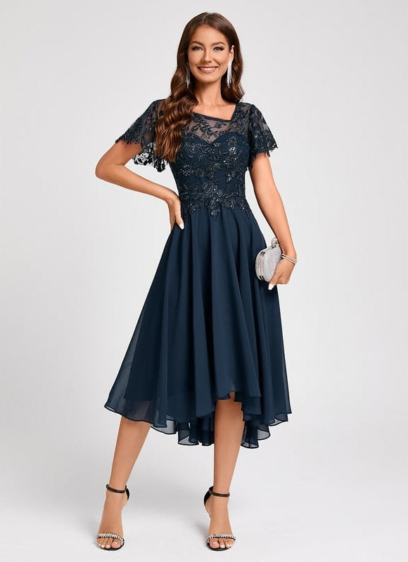 Robe de Soirée Flottante Nuit - gallery 6