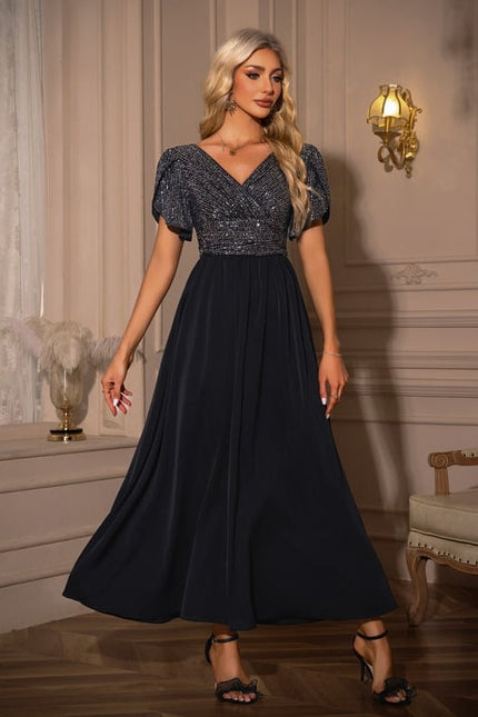 Robe de Soirée Maxi Pailletée - gallery 3