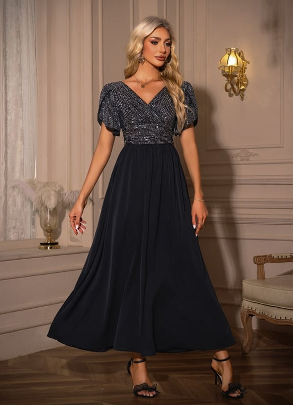 Robe de Soirée Maxi Pailletée - gallery 3