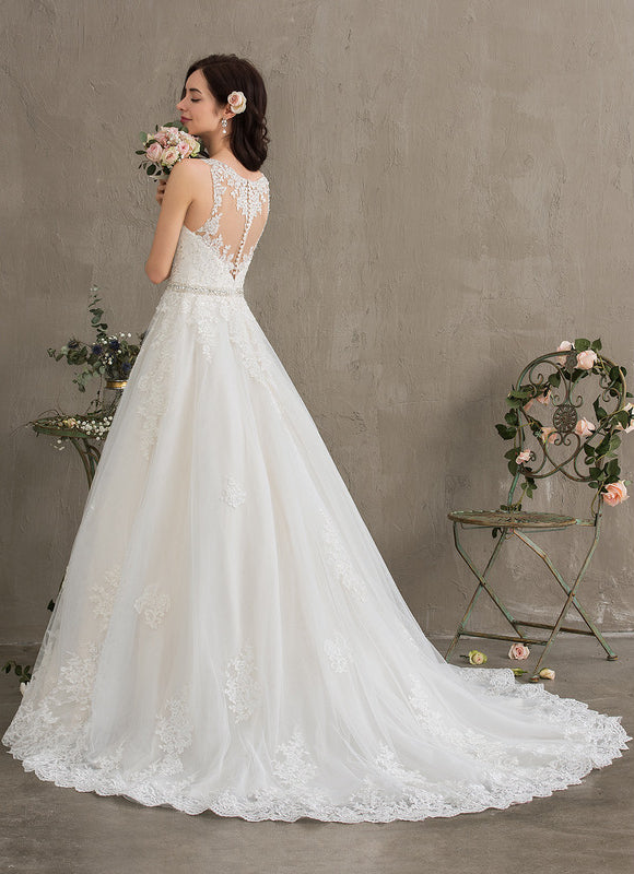 Robe De Soirée Longue Manche Bouffante - gallery 8