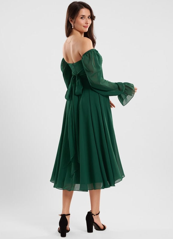 Robe de Soirée Vaporeuse Nocturne - gallery 7