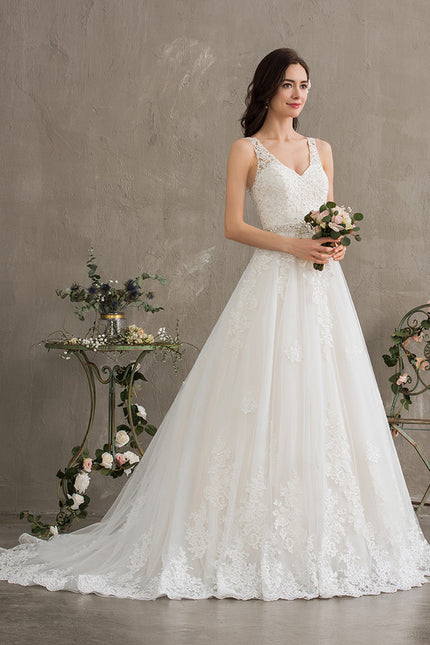 Robe De Soirée Longue Manche Bouffante - gallery 6