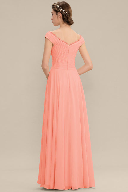 Robe de Soirée Corail Flottant - gallery 6