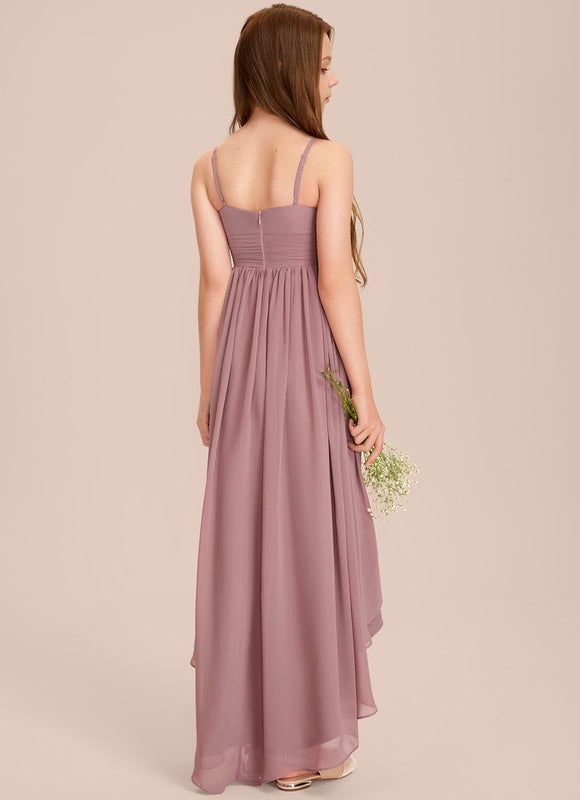 Robe de Soirée Ailée Mauve - gallery 3