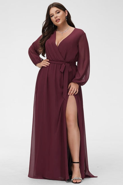 Robe de Soirée Élégance Bordeaux - gallery 6