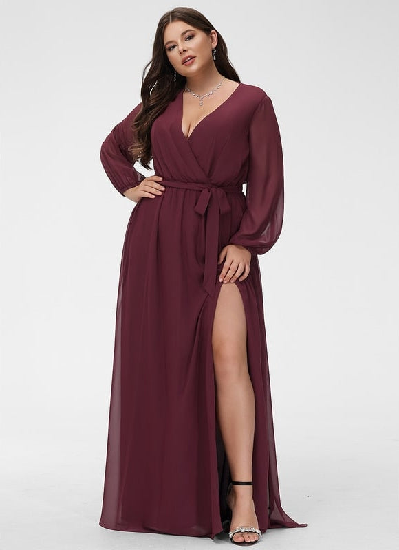 Robe de Soirée Élégance Bordeaux - gallery 6