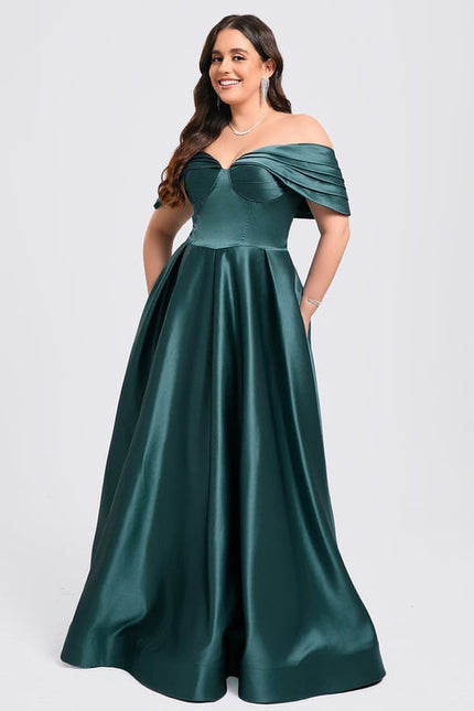 Robe de Soirée Émeraude Lumineuse - gallery 7