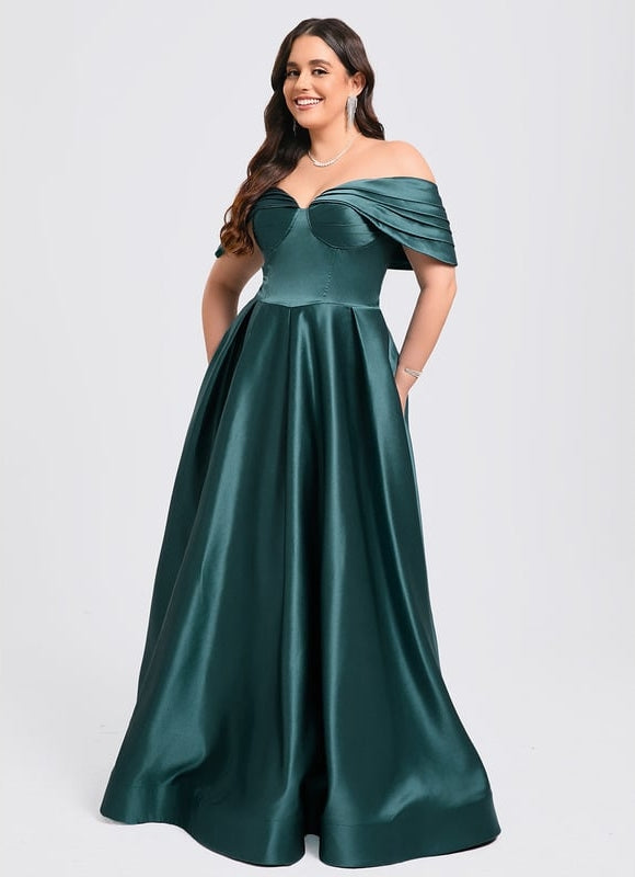Robe de Soirée Émeraude Lumineuse - gallery 7