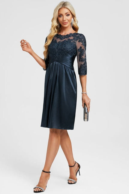 Robe de Soirée Satin Brodée - gallery 5