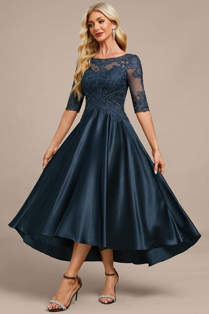 Robe de Soirée Drapé Éclatant - gallery 3