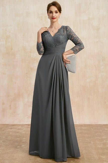 Robe de Soirée Gris Sophistiqué - gallery 4