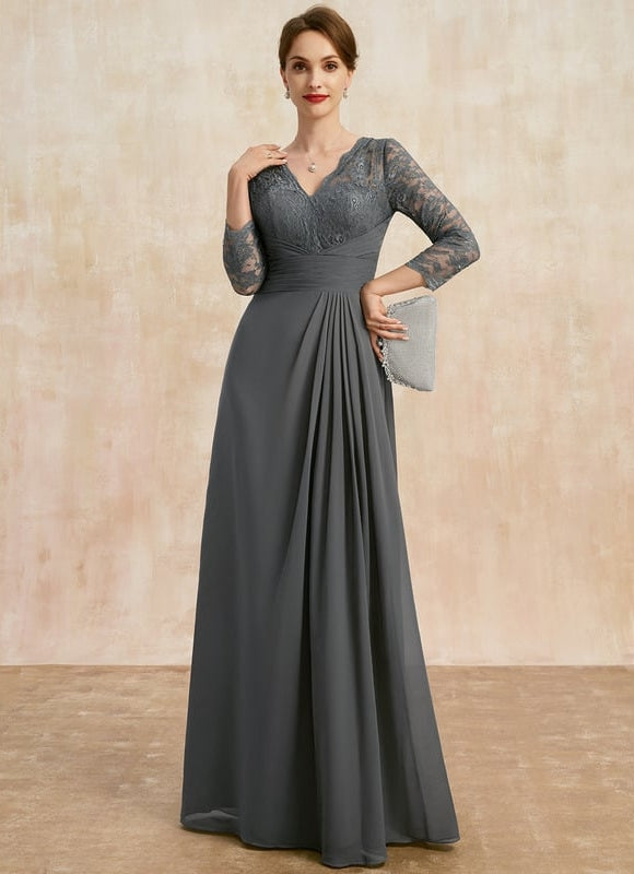 Robe de Soirée Gris Sophistiqué - gallery 4