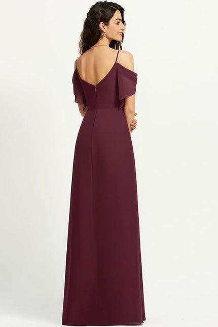 Robe de Soirée Élégance Vigne Pourpre - gallery 4