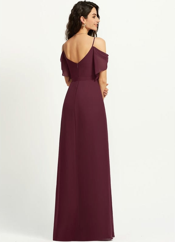 Robe de Soirée Élégance Vigne Pourpre - gallery 4