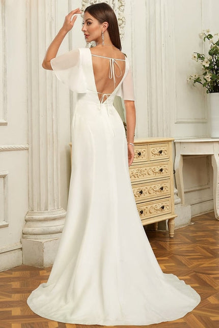 Robe de Soirée Sirène Mousseline - gallery 3