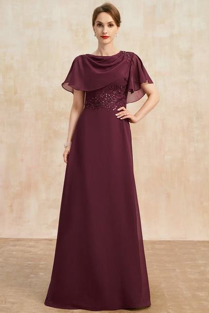Robe de Soirée Améthyste Élégante