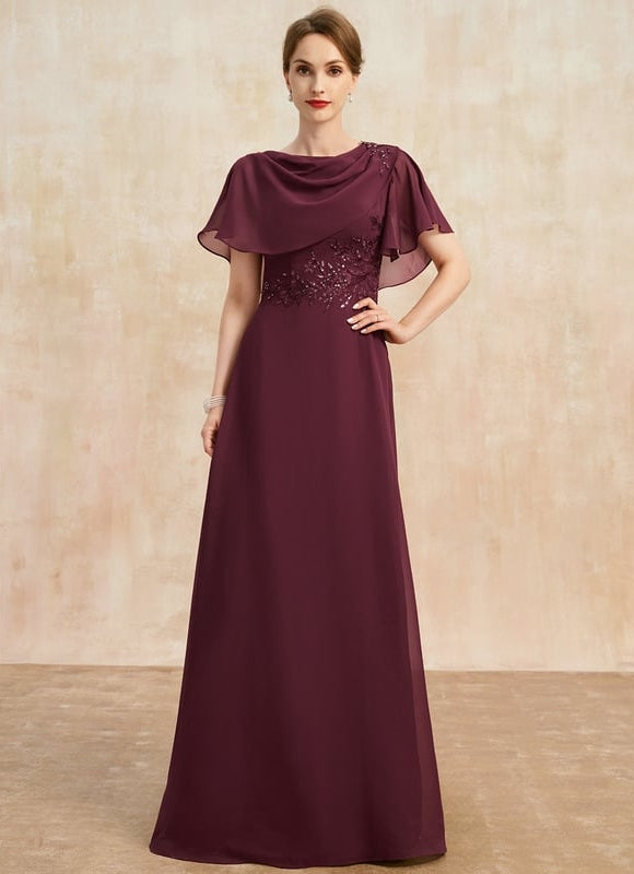 Robe de Soirée Améthyste Élégante