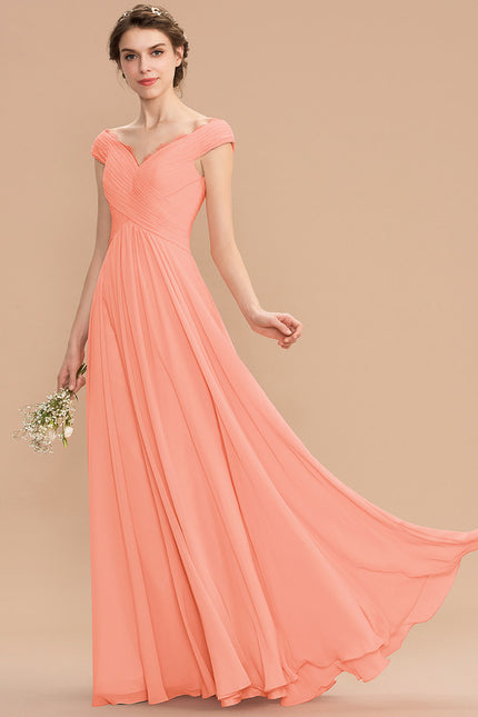 Robe de Soirée Corail Flottant - gallery 4