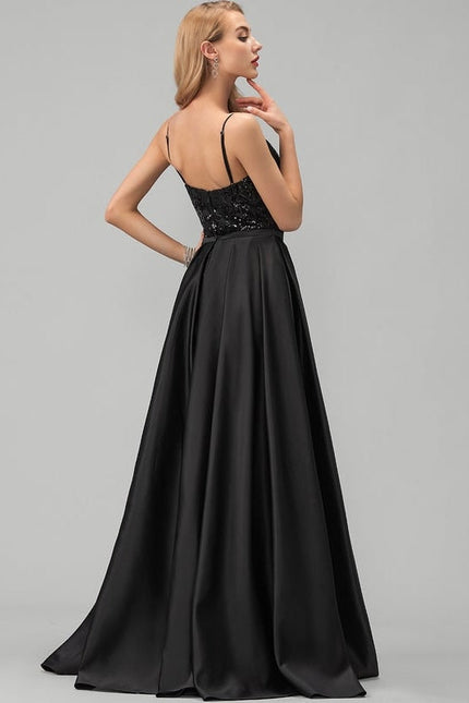Robe de Soirée Noir Éclat - gallery 4