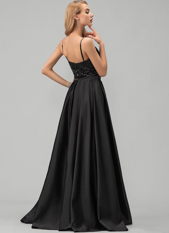 Robe de Soirée Noir Éclat - gallery 4