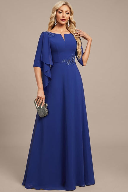 Robe de Soirée Éclatante Marine - gallery 3