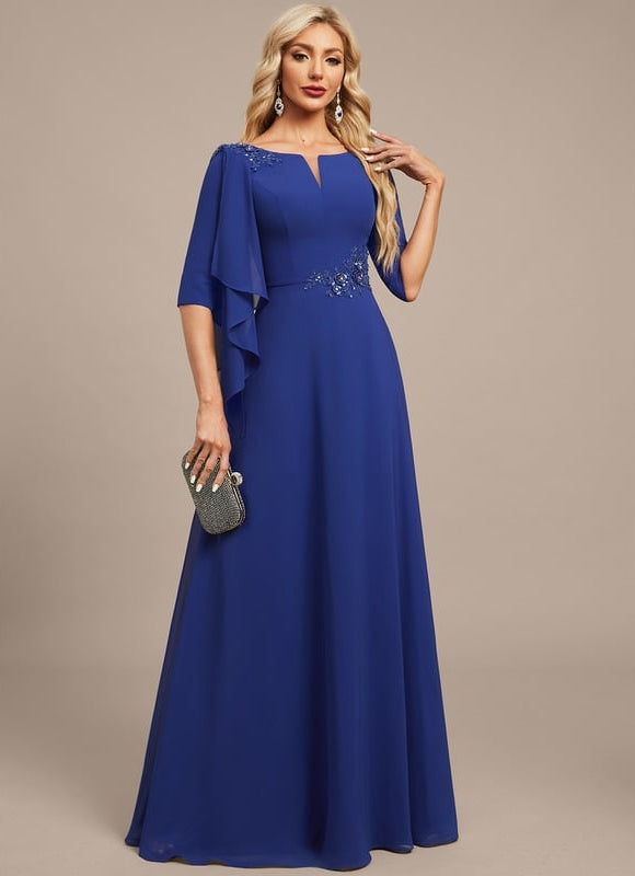Robe de Soirée Éclatante Marine - gallery 3