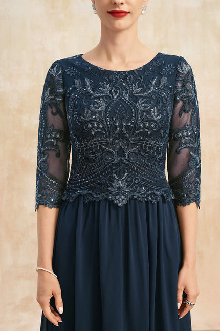 Robe de Soirée Élégance Sombre Étoilée - gallery 6