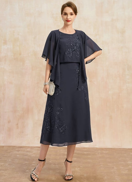 Robe de Soirée Lavande Élégante