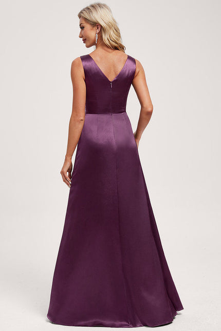 Robe de Soirée Velours Daméthyste - gallery 4