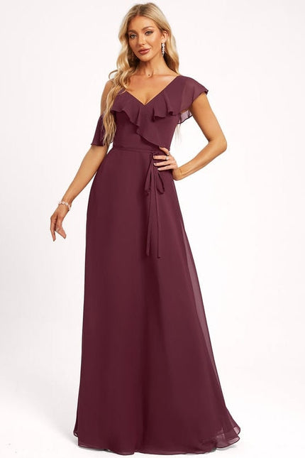 Robe de Soirée Trapèze Aérées - gallery 4