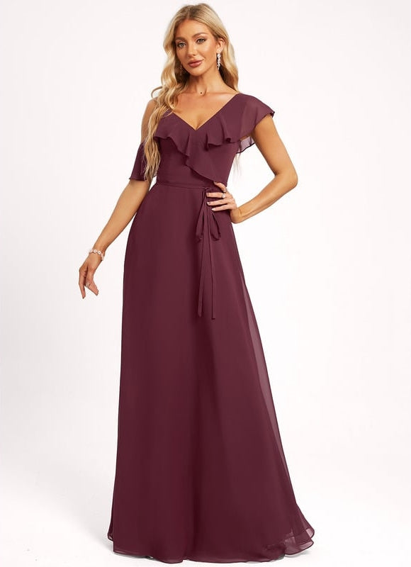 Robe de Soirée Trapèze Aérées - gallery 4