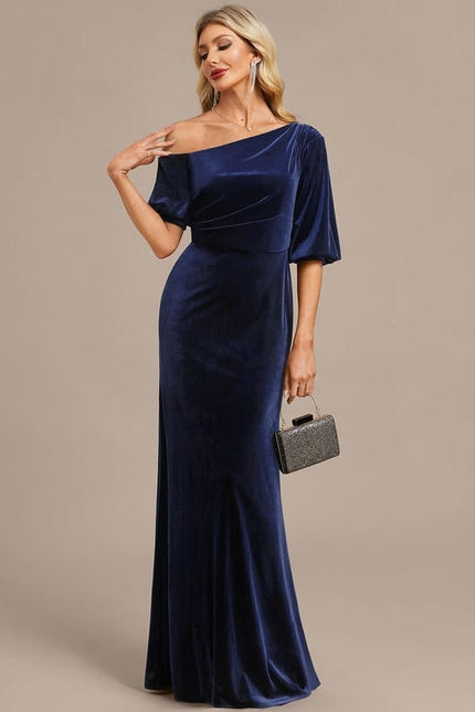 Robe de Soirée Velours Chic Nocturne - gallery 1