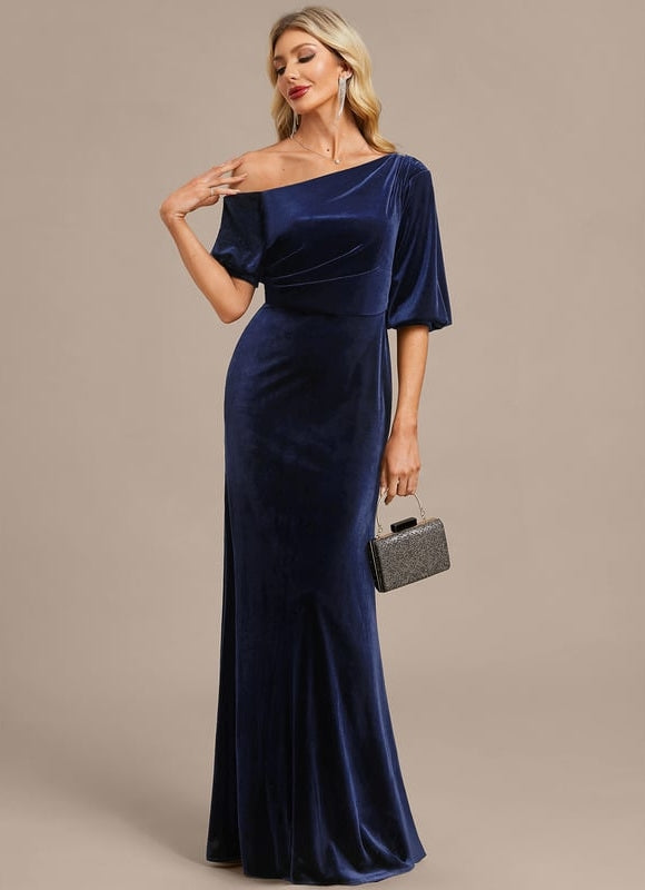 Robe de Soirée Velours Chic Nocturne - gallery 1