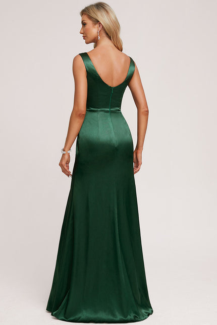 Robe de Soirée Dorée Fluide - gallery 2