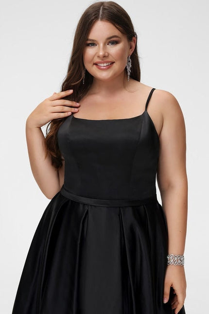 Robe de Soirée Noir Satiné - gallery 6