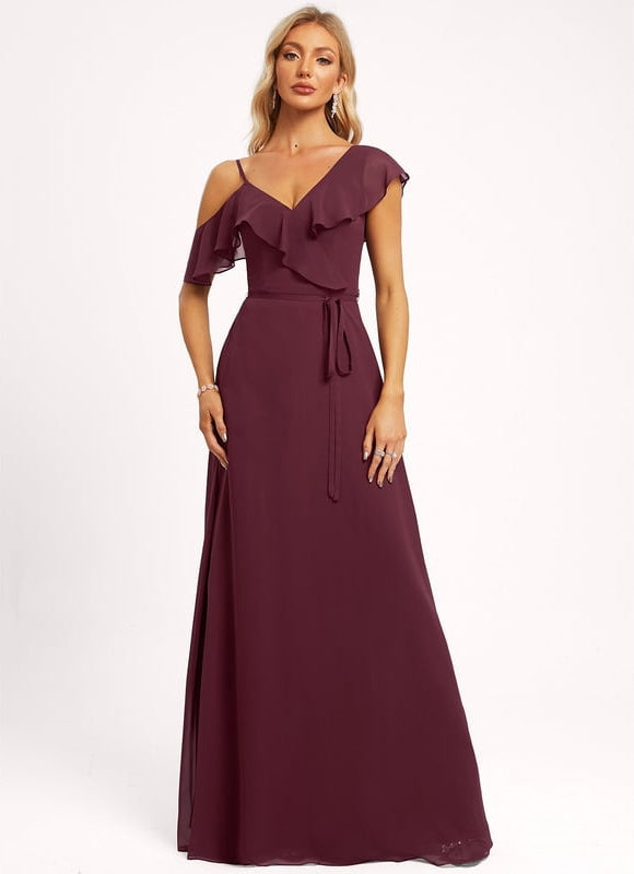 Robe de Soirée Trapèze Aérées - gallery 6