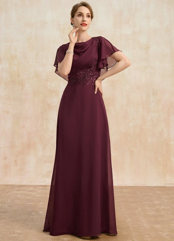 Robe de Soirée Améthyste Élégante - gallery 1