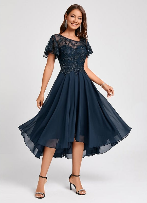 Robe de Soirée Flottante Nuit