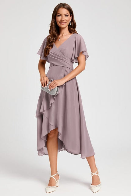 Robe De Soirée Rose Poudrée - gallery 4