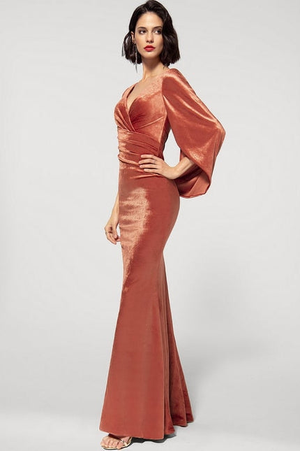 Robe de Soirée Velours Aurora - gallery 2