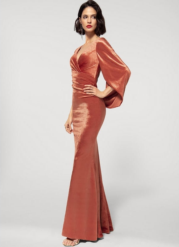 Robe de Soirée Velours Aurora - gallery 2