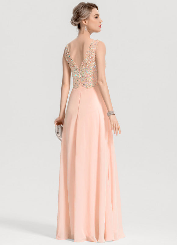 Robe de Soirée Éclat Pêche - gallery 3
