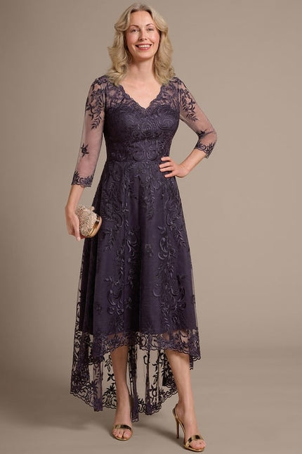 Robe de Soirée Dentelle Élevée - gallery 6