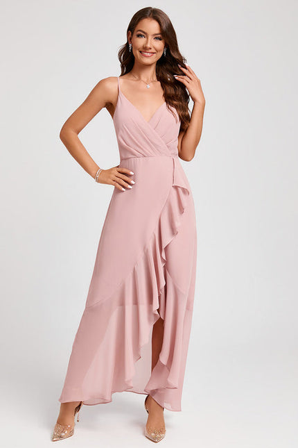 Robe De Soirée Rose Poudrée - gallery 5
