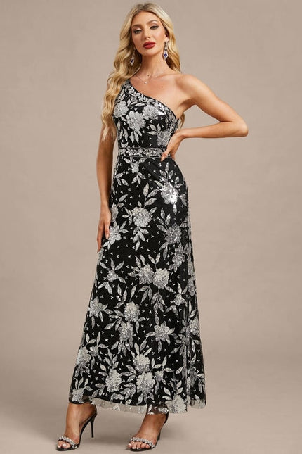 Robe de Soirée Noire Étoilée - gallery 3