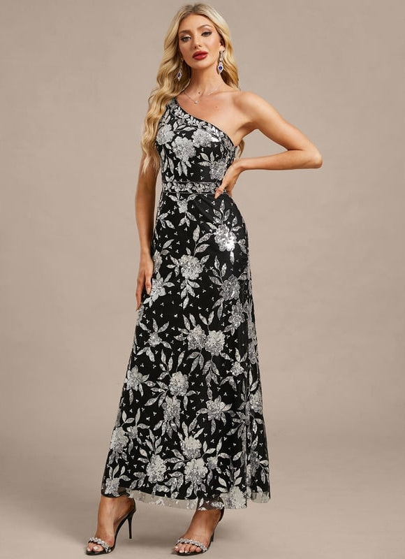 Robe de Soirée Noire Étoilée - gallery 3