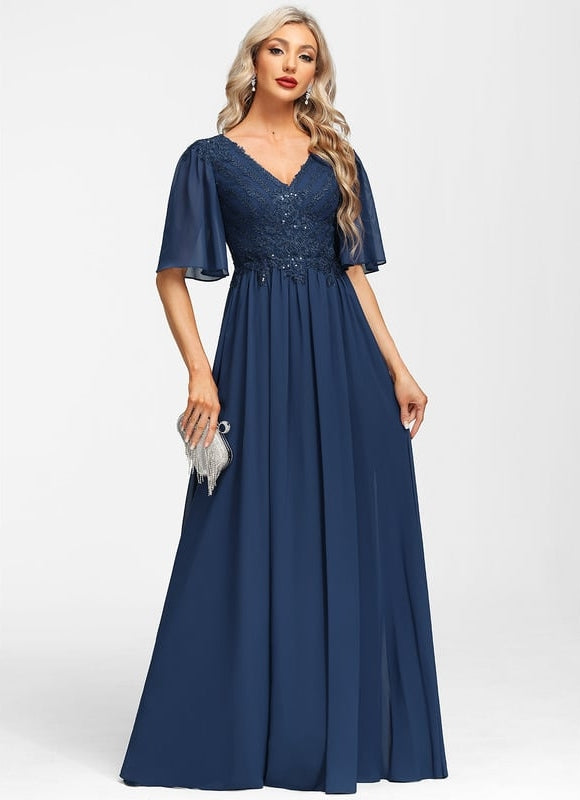 Robe de Soirée Éclat Abyssal