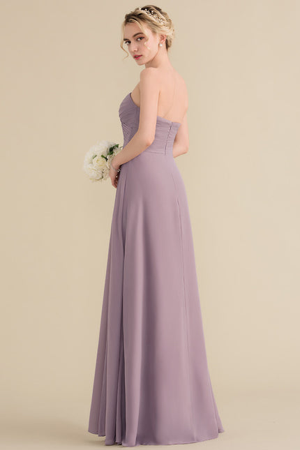 Robe de Soirée Élégance Vin Rouge - gallery 6