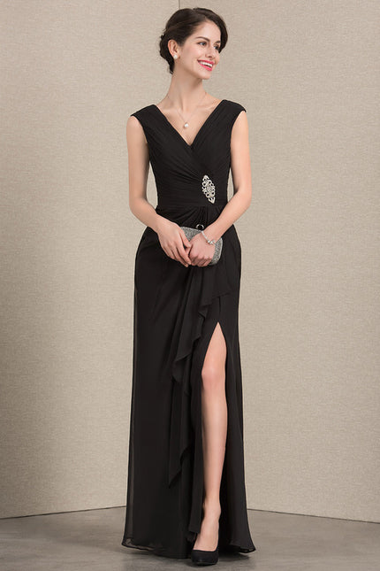 Robe de Soirée Élégance Sombre Éclat - gallery 1