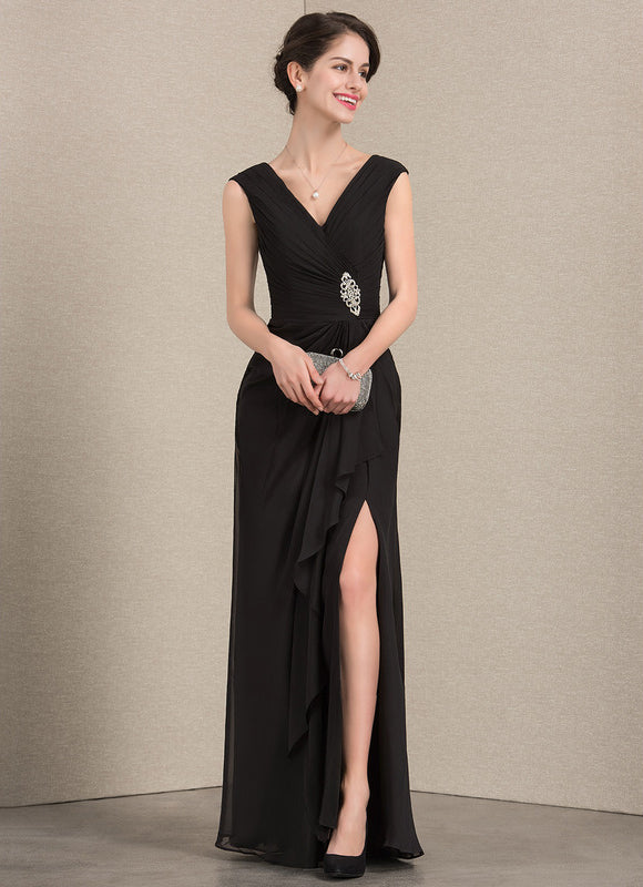 Robe de Soirée Élégance Sombre Éclat - gallery 1